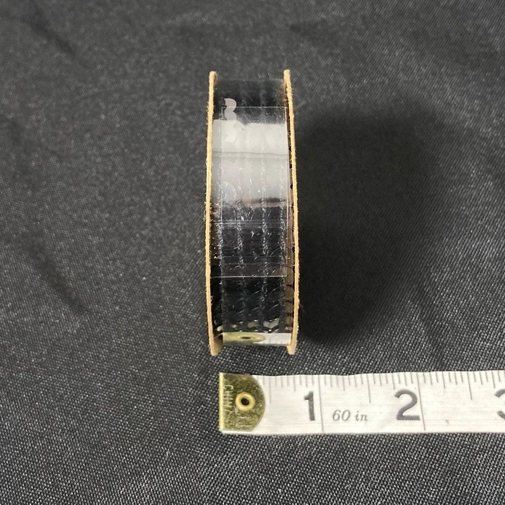 💫 Crafter’s Square Black Sequin Ribbon 0.25” x 144”